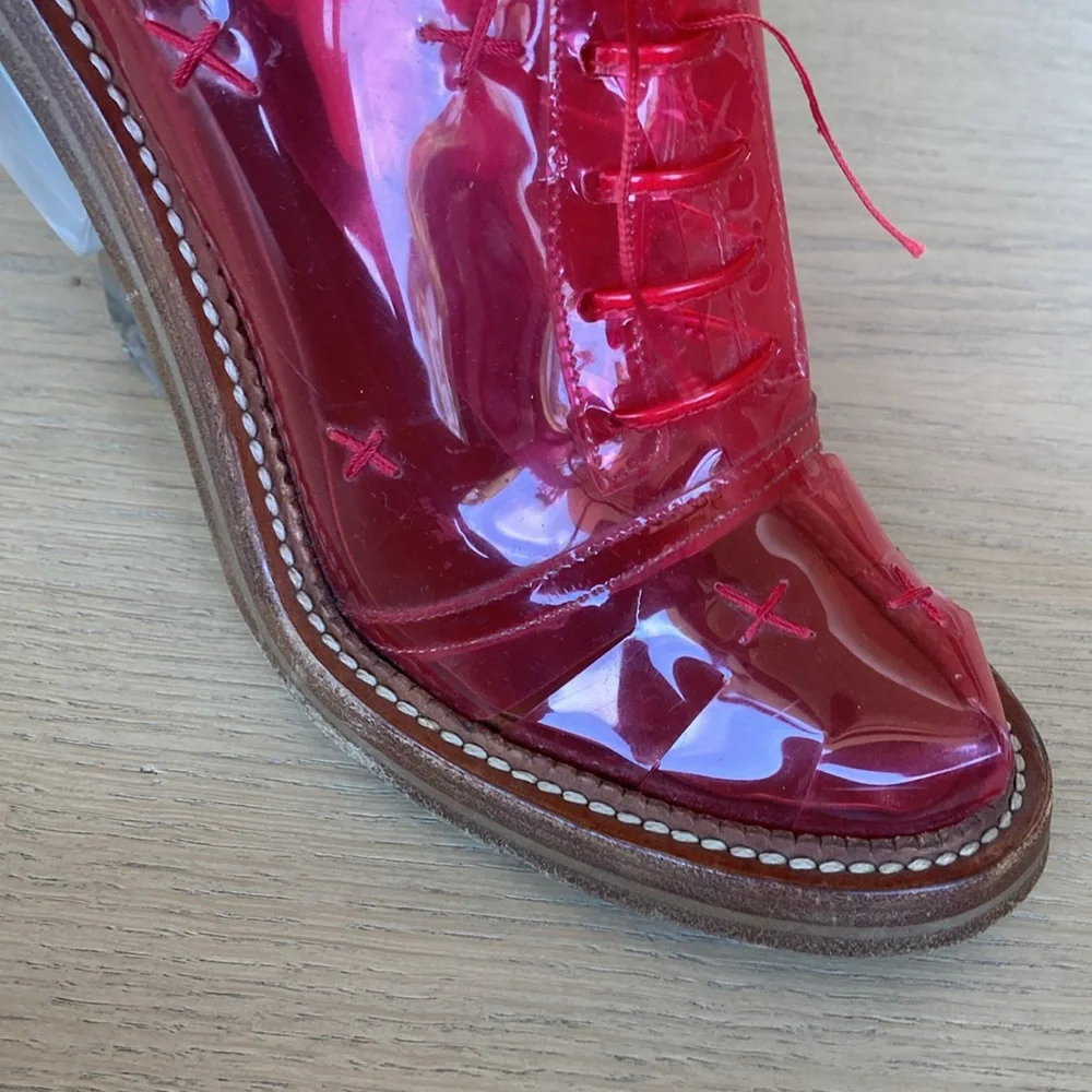 Simone Rocha PVC Clear Heeled Oxford - Picture 8 of 11